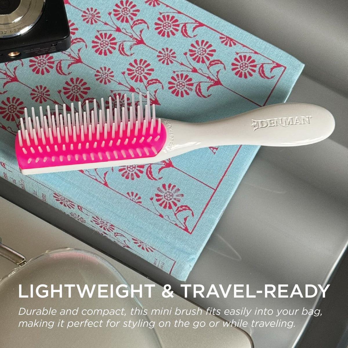 Denman Mini Curl & Blow-Dry Brush ideal for short hair and bangs shaping