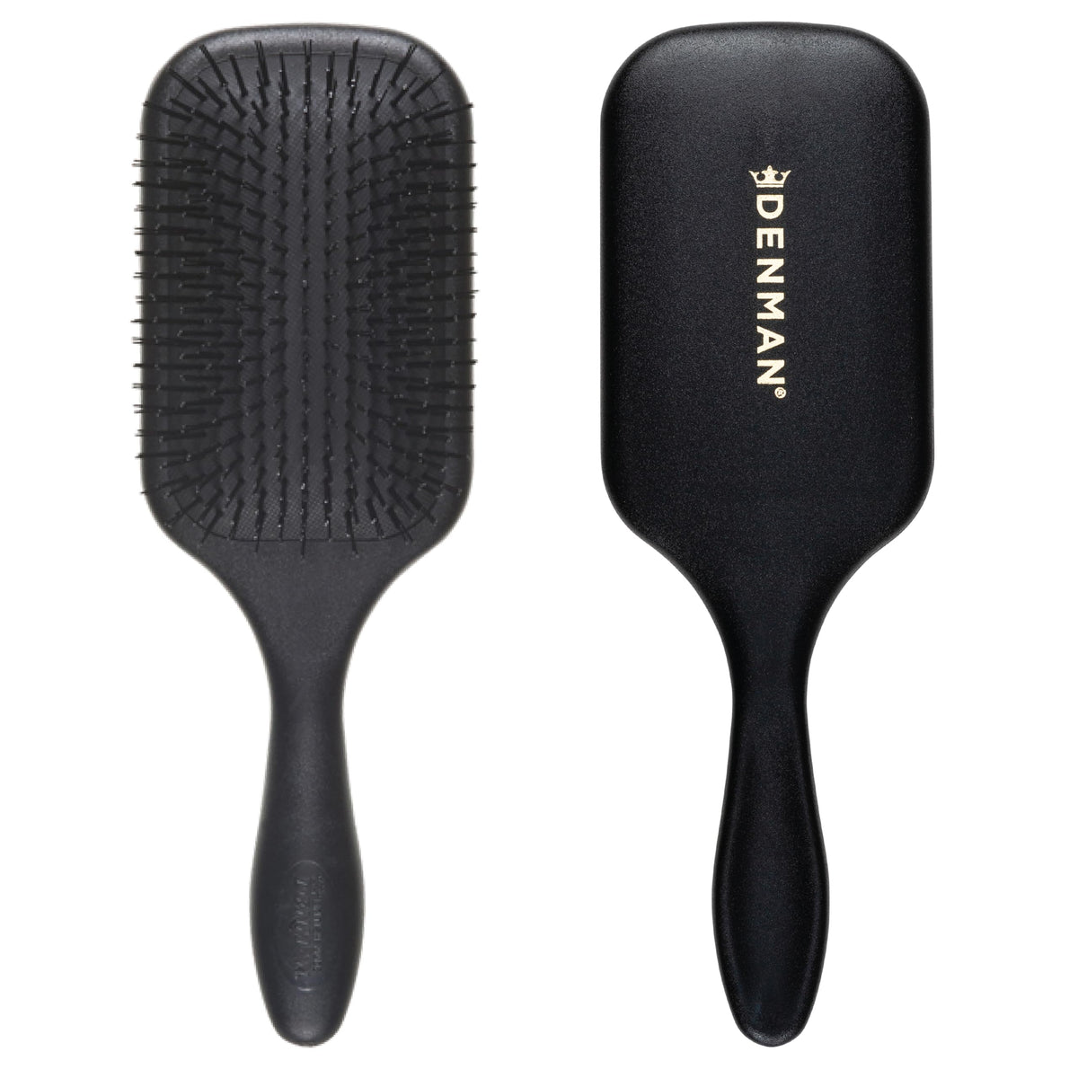 Denman Tangle Tamer Ultra closeup showing sturdy bristles for knot detangling
