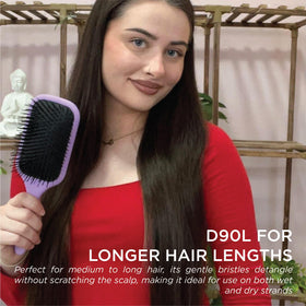 Denman Tangle Tamer Ultra dry-use brush smooths detangling on styling days
