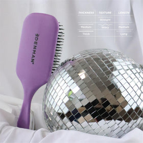 Denman Tangle Tamer Ultra packaging shows brand and violet aesthetic for gifting