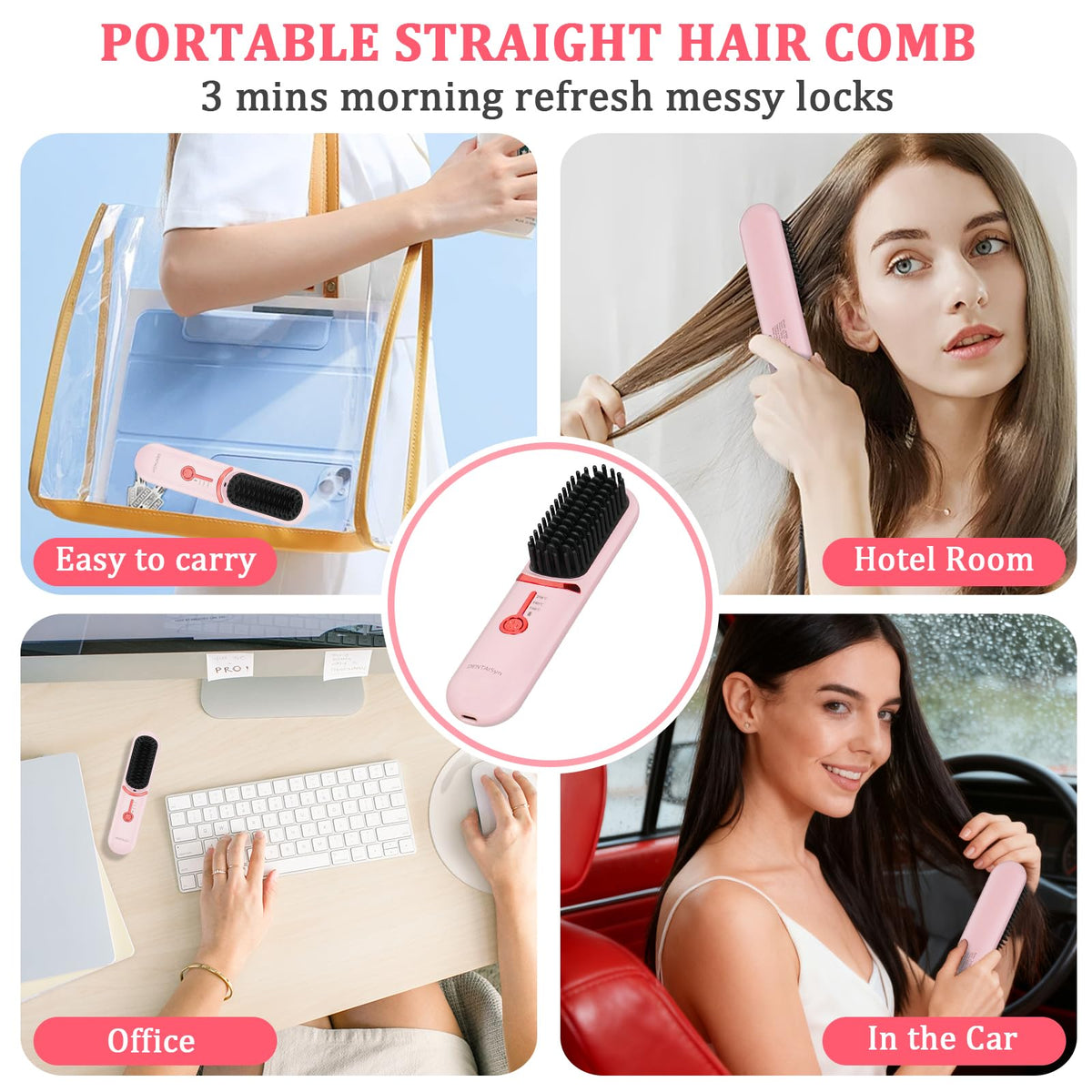 DENTAISyn ceramic teeth with negative ions to reduce frizz and add shine