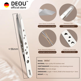 DEOU 9-hole grip design for ergonomic control and reduced fatigue