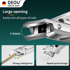 DEOU anti-splash design and storage bin keep nails contained during use