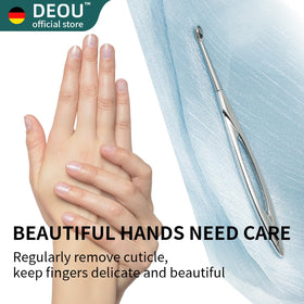 DEOU cuticle pusher helps remove dead skin around nails safely.