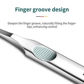 DEOU stainless steel cuticle pusher designed for durability and easy cleaning after use