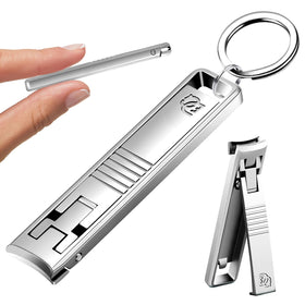 DEOU folding ultra-thin nail clippers show portable precision for travel grooming
