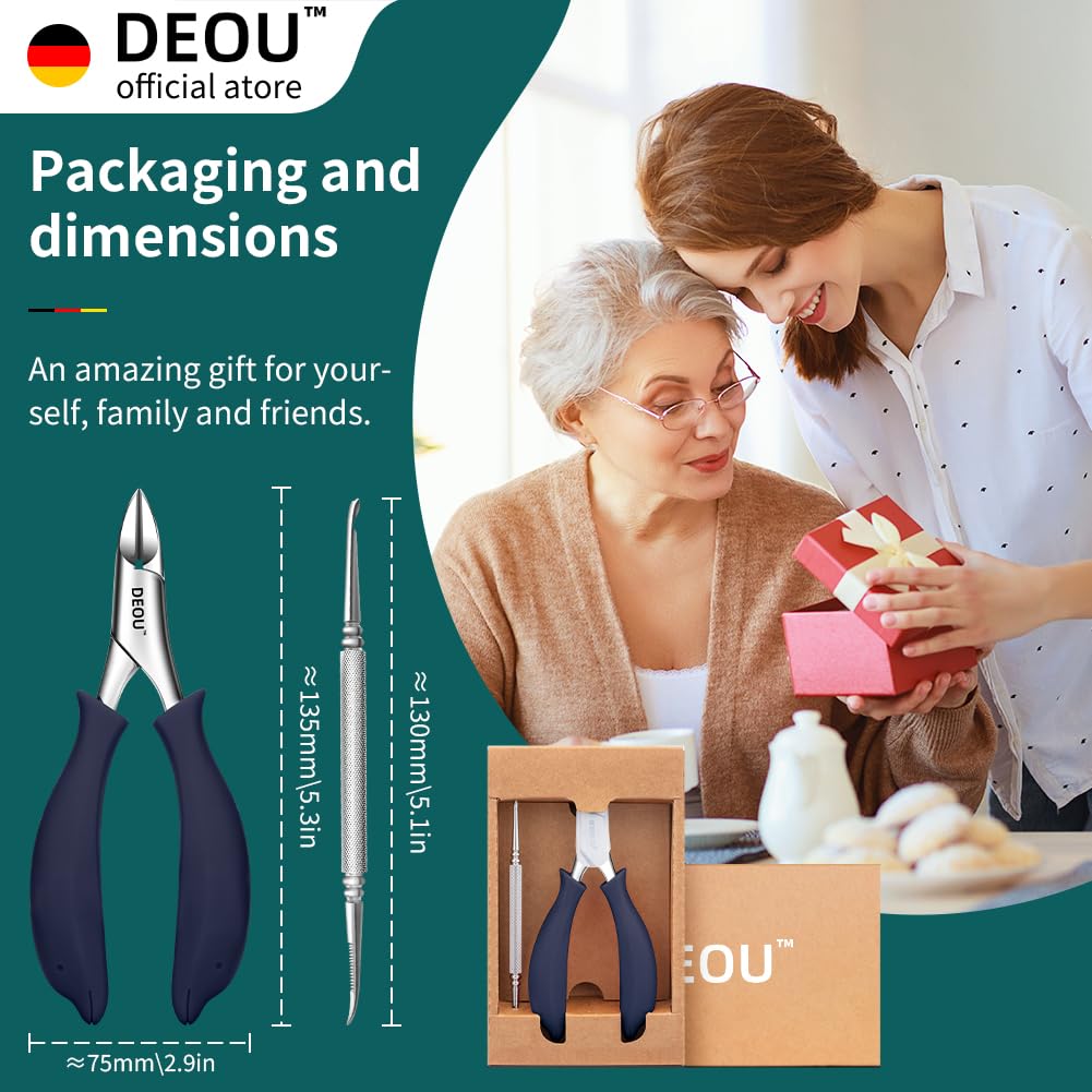 DEOU protective cover ensures safe storage and transport.