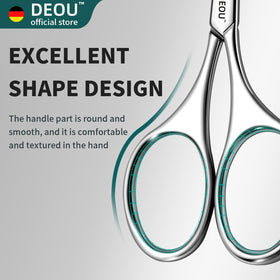 DEOU compact scissors for beard grooming with safe, controlled trims.