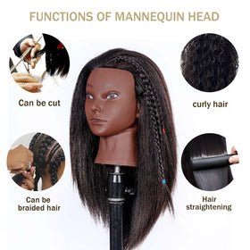 Depaajk hair head suitable for washing and conditioning routines