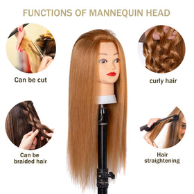 Depaajk gift ready mannequin head for aspiring stylists and students.
