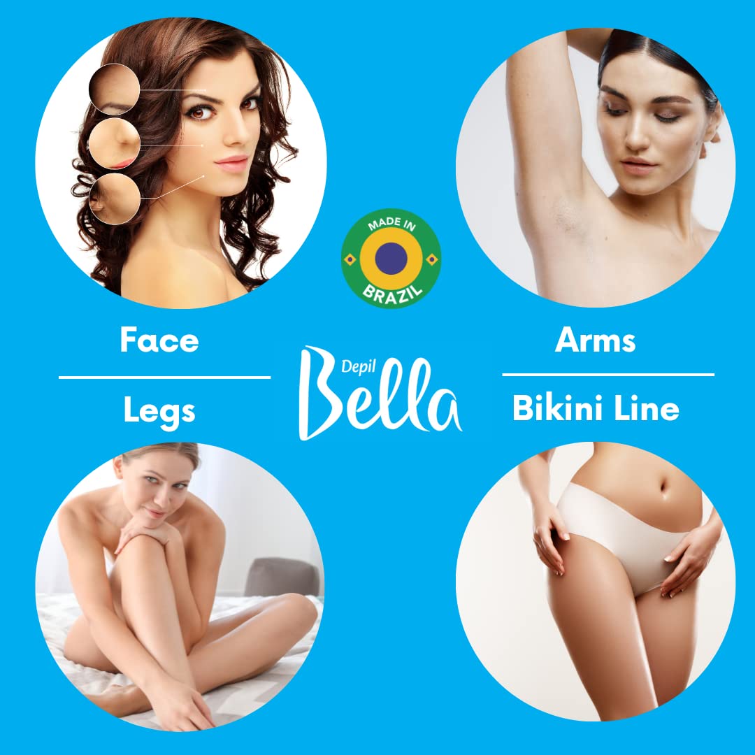 Depil Bella Dolomite Powder post-wax soothing for calm skin after treatment.