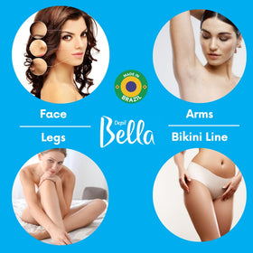 Depil Bella Dolomite Powder post-wax soothing for calm skin after treatment.