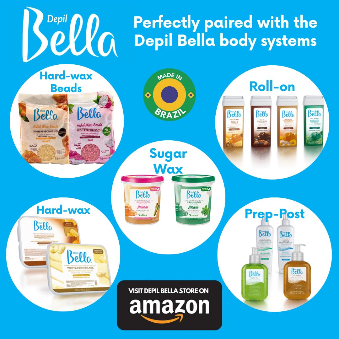 Depil Bella Dolomite Powder 800g packaging highlights generous quantity.