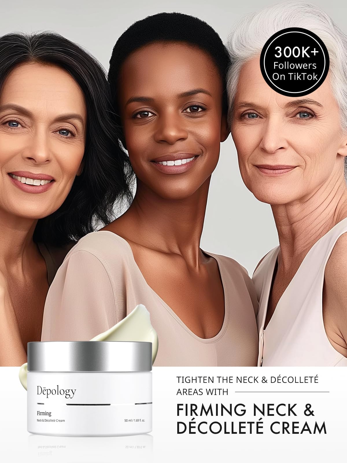 depology night-routine shot suggests bedtime application and gentle absorption