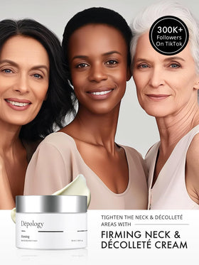 depology night-routine shot suggests bedtime application and gentle absorption