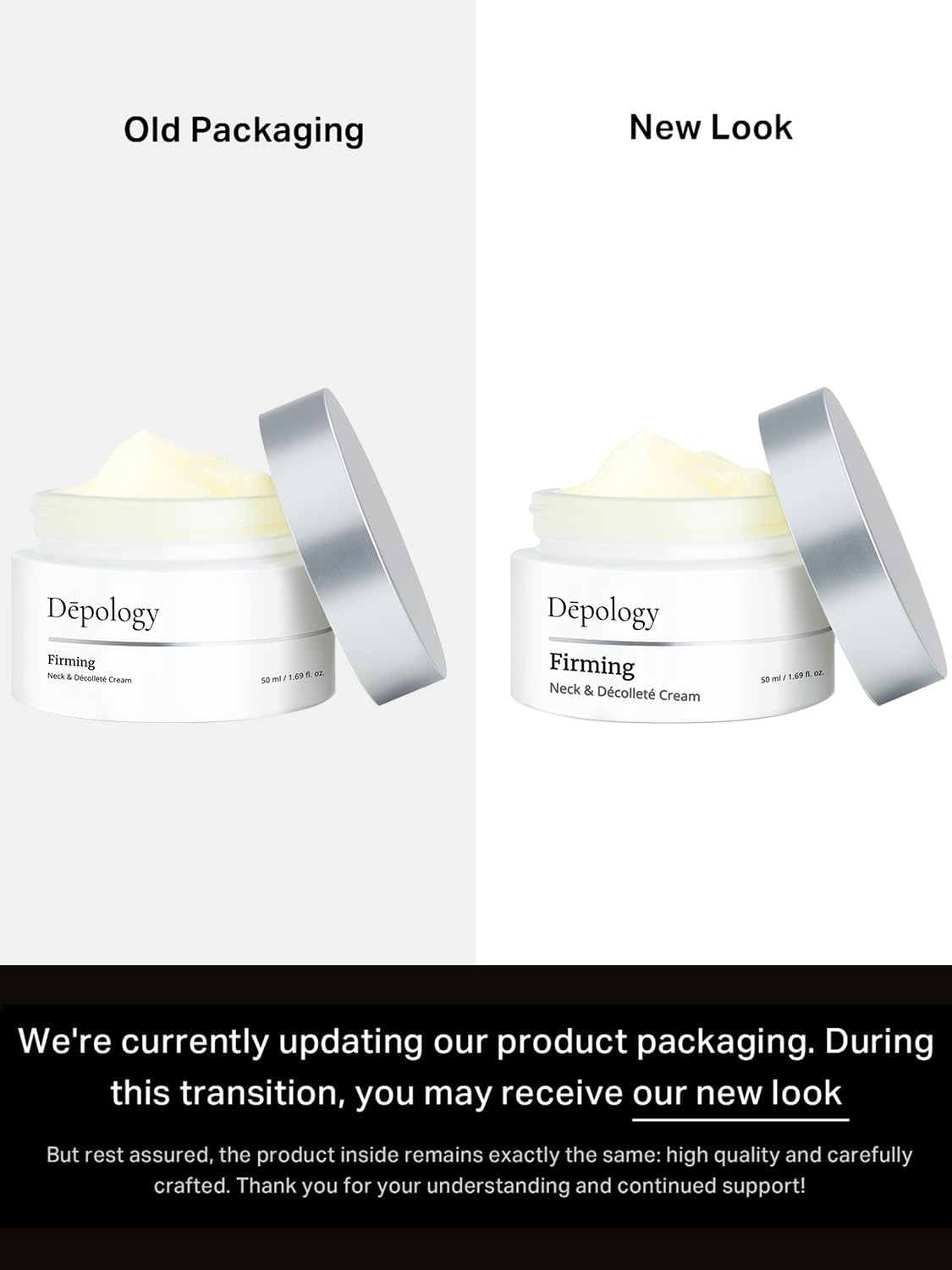 depology packaging-fragrance-free shot highlights safe formula details