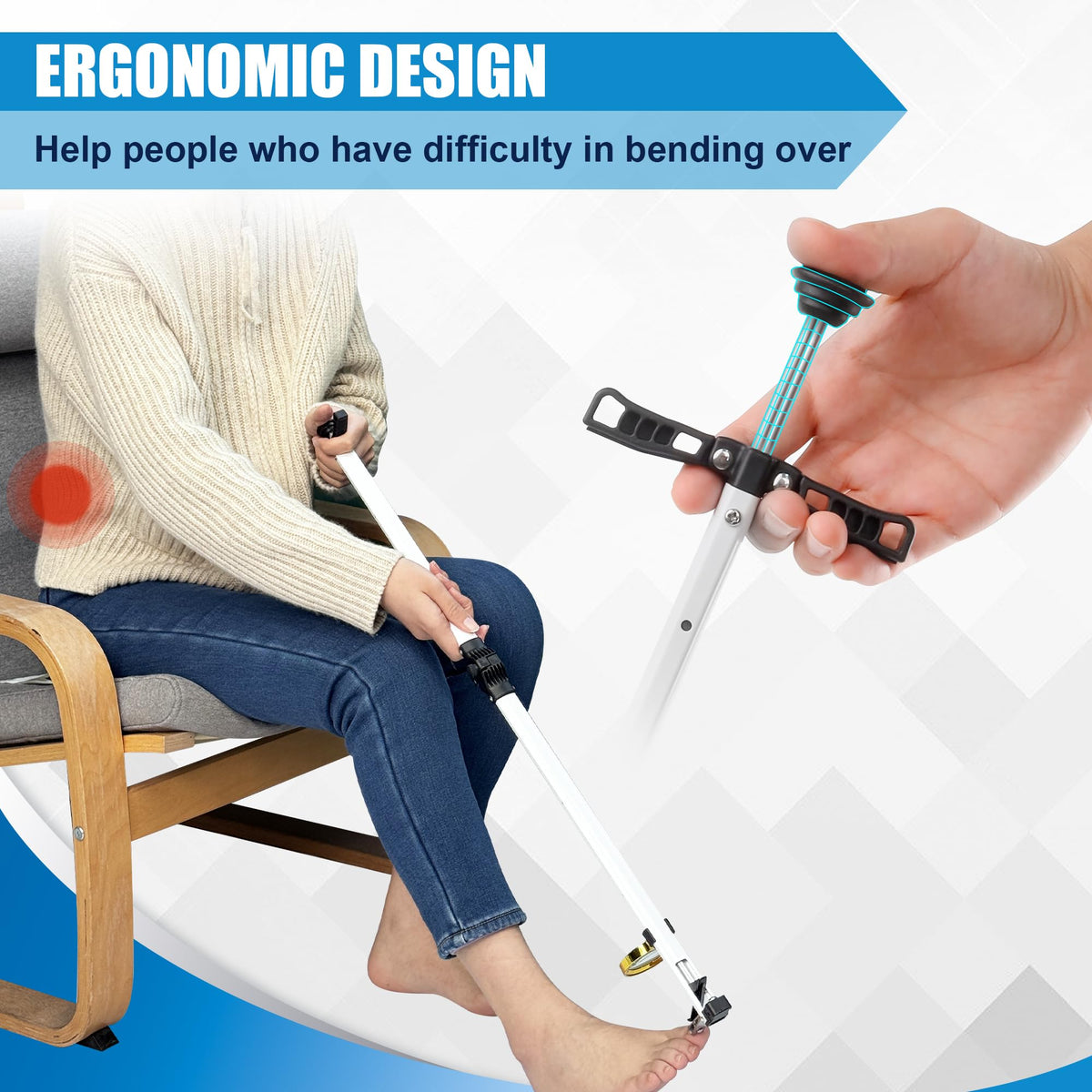 DEPSUNNY lightweight aluminum handle and steel blade durability