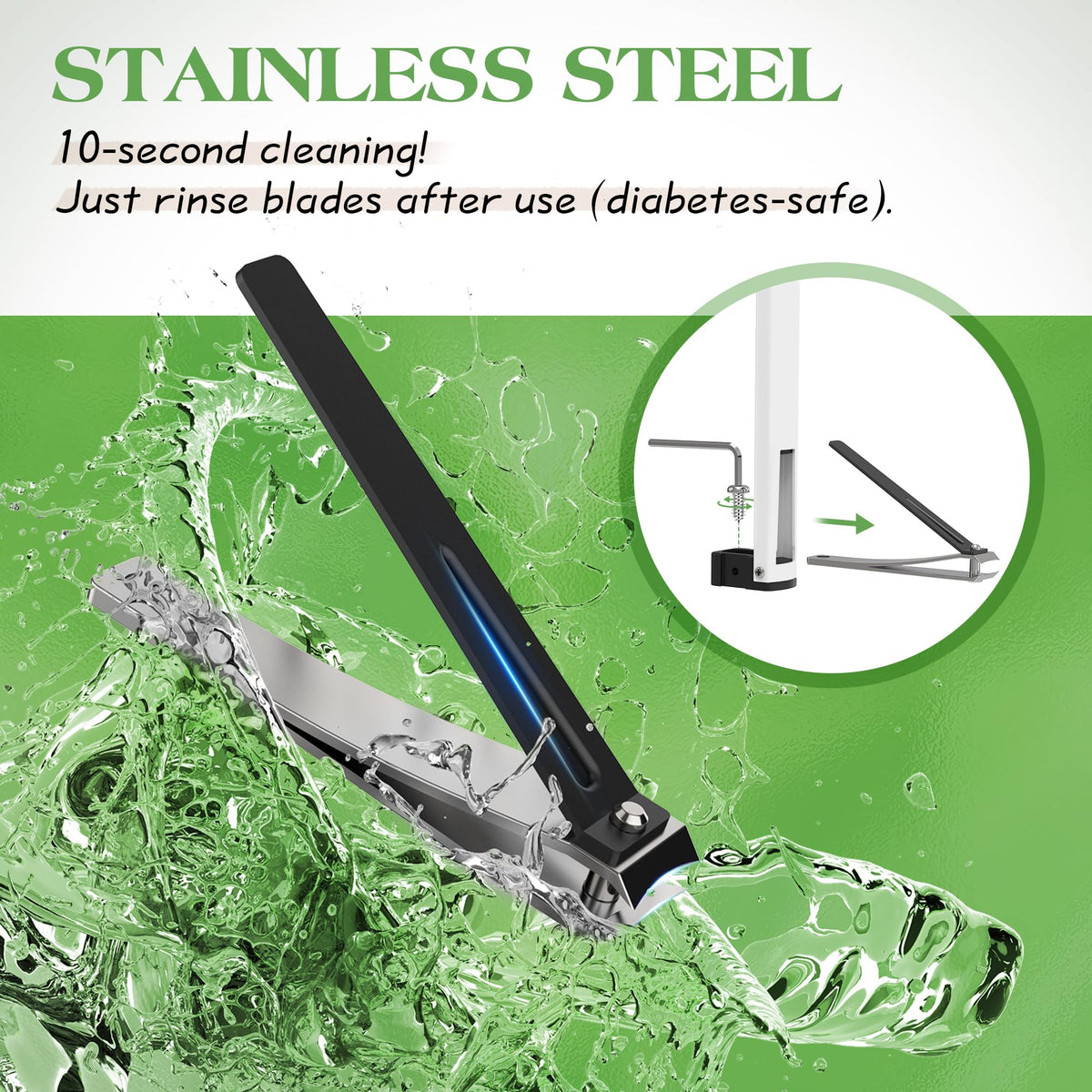 DEPSUNNY ambidextrous grip enables comfortable use right or left-handed.