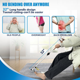 DEPSUNNY ergonomic long handle suits seated or standing use