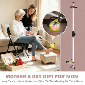 DEPSUNNY long-handle toenail clippers ideal for arthritis and seniors.