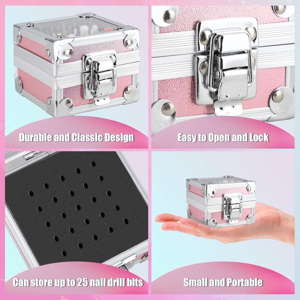 Depvko universal 3/32-inch bits fit most electric nail files.