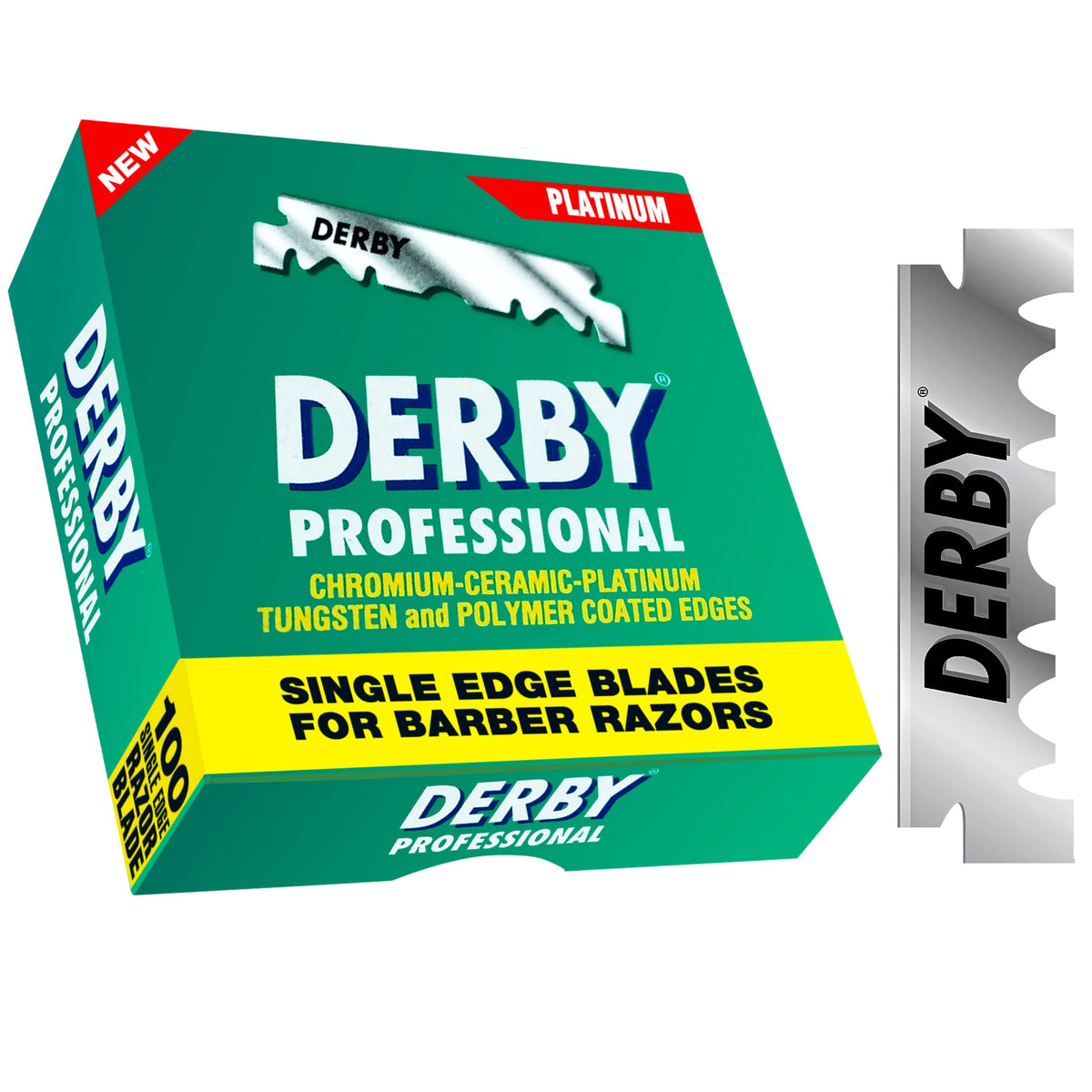 Derby 1000 blade aligned edge demonstrates balance and precision.