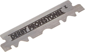 Derby Professional wax paper wrap preserves blade sharpness between shaves.