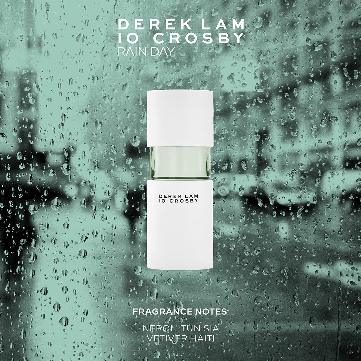 Rain Day neroli citrus opening for a bright, uplifting feel by Derek Lam.