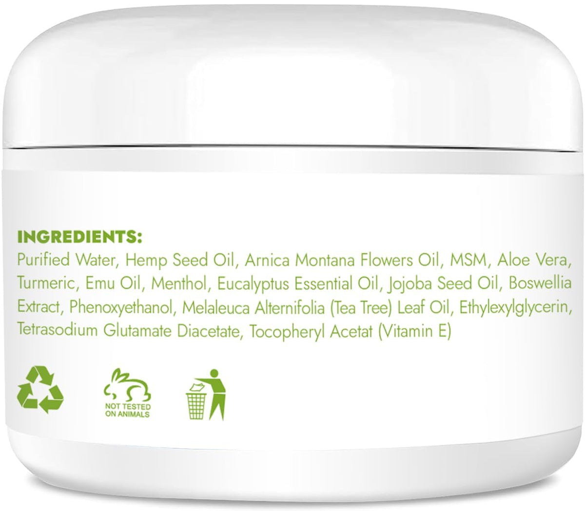 Derggzey Hemp Cream with Aloe and Turmeric for everyday self-care.