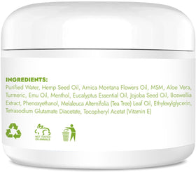 Derggzey Hemp Cream with Aloe and Turmeric for everyday self-care.