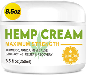 Derggzey Natural Hemp Cream jar with Arnica for daily comfort and non-greasy feel.