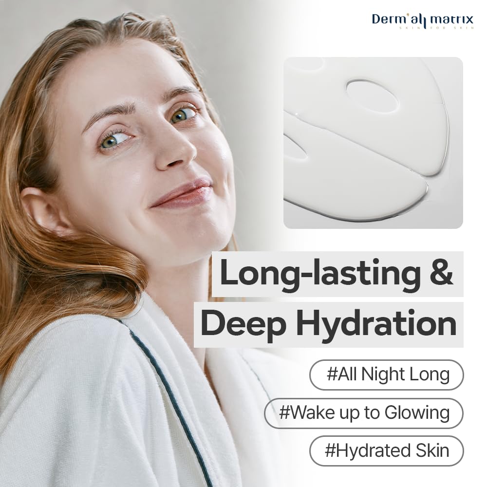 DERM ALL MATRIX deep-absorption sheet delivers actives like ampoule