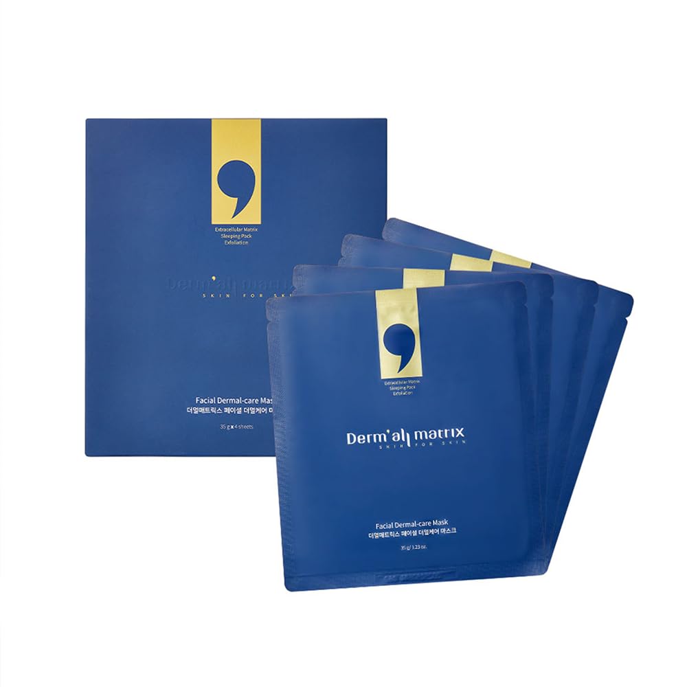 DERM ALL MATRIX night skincare routine supports restful skin