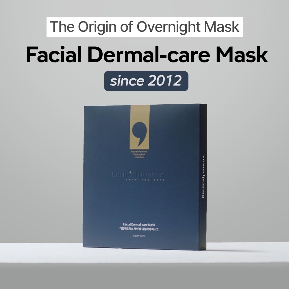 DERM ALL MATRIX overnight mask delivers lasting moisture while you sleep