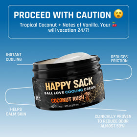 Derm Dude Comfort Cream texture is fast-absorbing for sensitive groin areas.