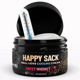 Derm Dude Happy Sack Ball Deodorant in compact 2oz packaging for on-the-go freshening.