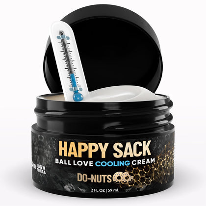 Derm Dude Happy Sack Vanilla Donut cream bottle delivering long lasting odor control
