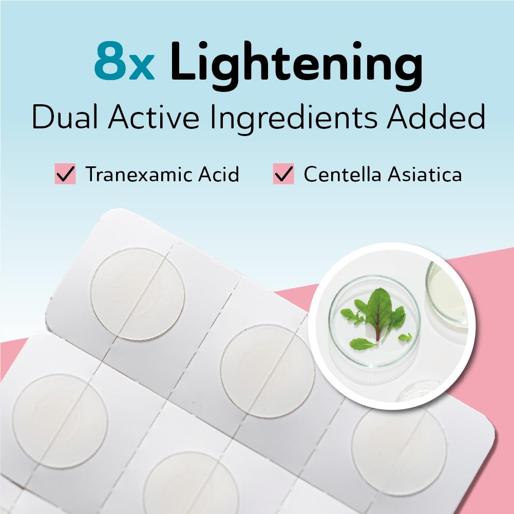 DERMA ANGEL day-night invisible patch blending under makeup.
