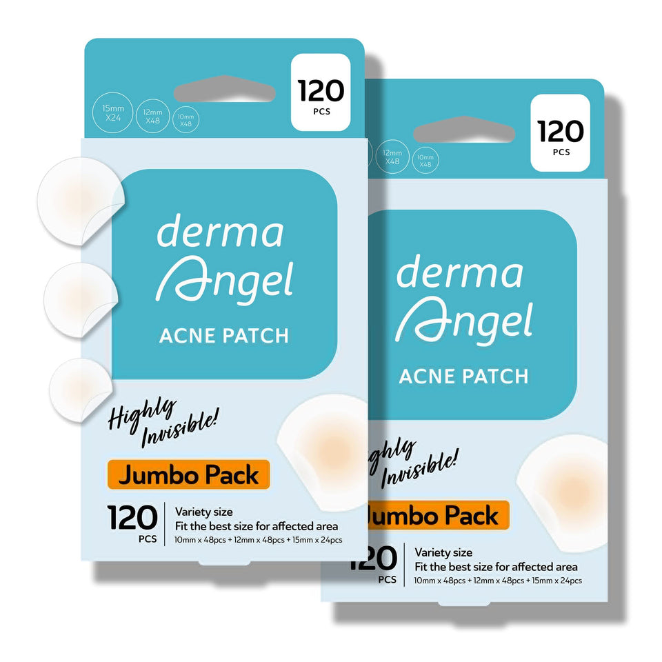DERMA ANGEL ultra-thin patches blend discreetly under makeup for everyday wear.