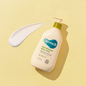 Derma B mle-technology close-up suggests skin-mimicking lipids for lasting hydration.