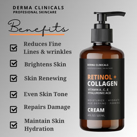 DERMA CLINICALS Hyaluronic acid close-up highlighting deep hydration.