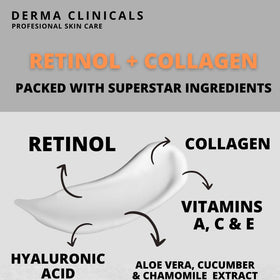 DERMA CLINICALS Vitamin C rich formula swatch on skin promotes brightness.