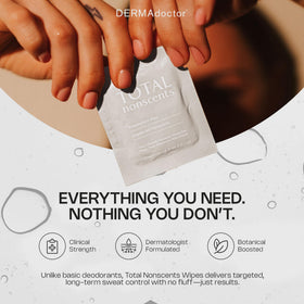 Individually wrapped packaging keeps wipes fresh between uses.