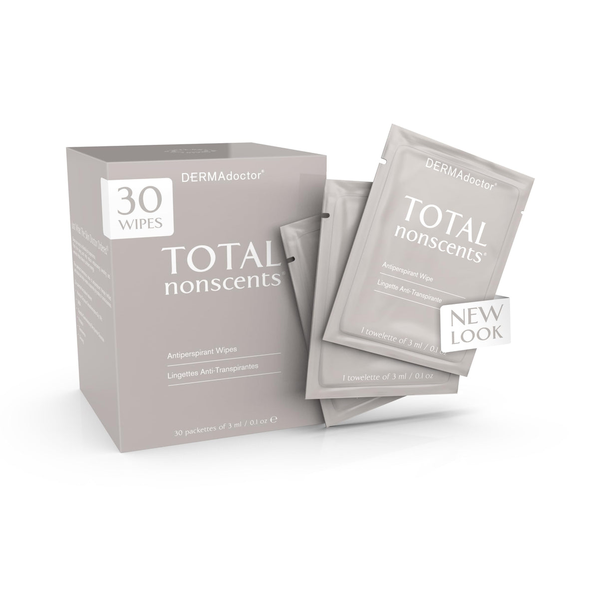 DERMAdoctor Deodorant Wipes for underarms with quick refresh and odor control.