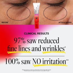 Derma E cooling tip used near eye to reduce puffiness