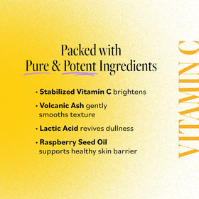 DERMA E exfoliator showcases volcanic pumice for gentle polish.