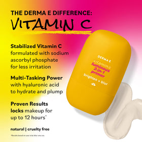 DERMA E primer with Aloe Vera for dewy glow and hydration