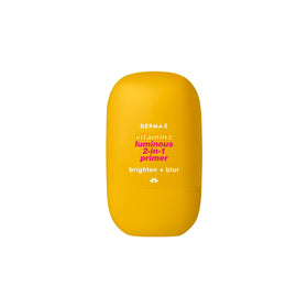 DERMA E Face Primer bottle with Vitamin C for luminous blur