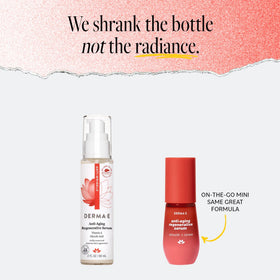 DERMA E face serum glycolic acid exfoliation for refreshed skin appearance