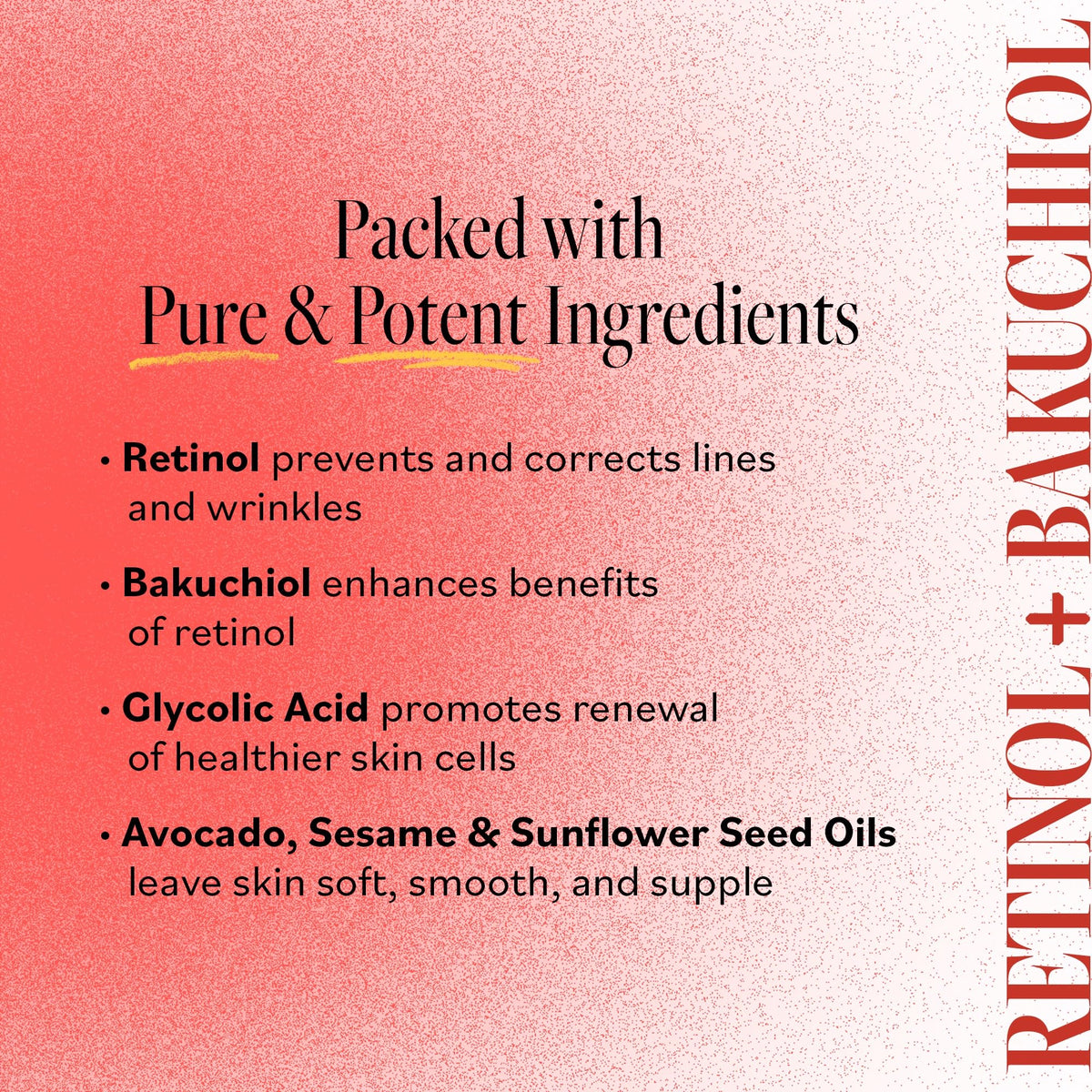 DERMA E face serum retinol bakuchiol duo supporting smoother texture